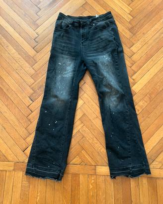Jeans flared neri
