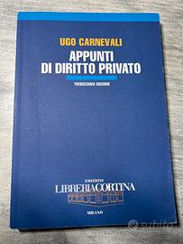 Appunti di diritto privato- Ugo Carnevali