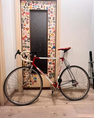 Bici Moser da corsa con gomme strada