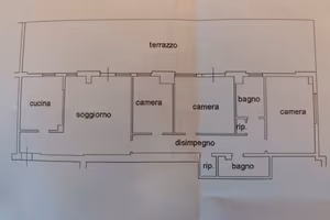 appartamento di  grandi dimensioni 