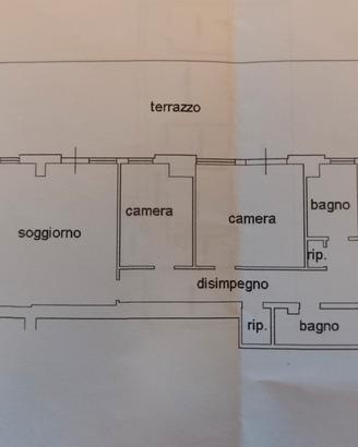appartamento di  grandi dimensioni 