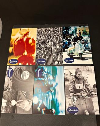 Vespa Collezione 18 cartoline pubblicitarie
