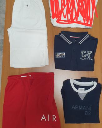 set vari capi di abbigliamento per bambino 7  anni