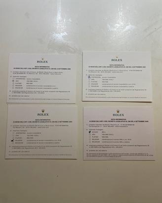 Rolex nota informativa tipologia di metallo nuove