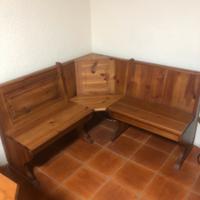 Panca in legno da taverna