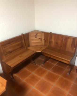 Panca in legno da taverna