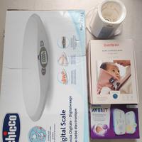 accessori neonato perfetti, bilancia, sacco nanna 