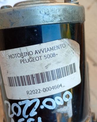 Motorino avviamento Peugeot 5008 1 serie