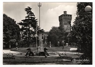 Vicenza - Giardini Salvi - (Cartolina anni '50)