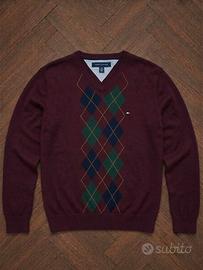 Maglione a V Tommy Hifliger 