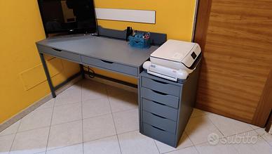 Tavolo scrivania con cassettiera