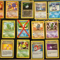 Lotto 36 Carte Pokemon misto rare non holo vintage