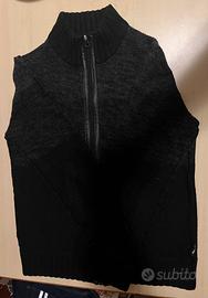 Maglione in lana con zip