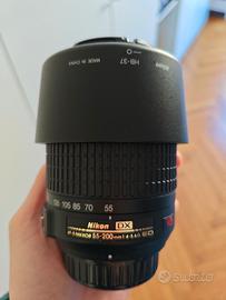 Obiettivo Nikon AF-S DX 55-200 VR