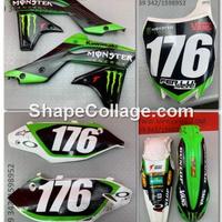 KIT PLASTICHE KAWASAKI KXF 250 2013 2014 KX-F 2015