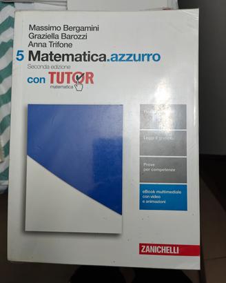 Matematica.azzurro.  Sec. Ediz. Vol.5 Con tutor