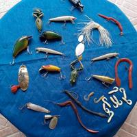 LOTTO ESCHE BALSA VINTAGE PESCA SPORTIVA 