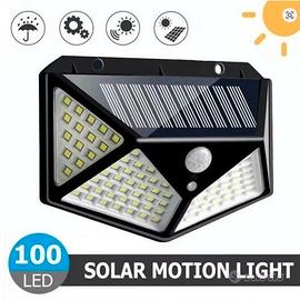 Lampada solare con di sensore movimento LED