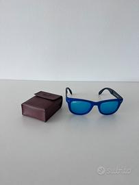 Rayban Folding Wayfarer blu opaco