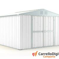 Box struttura lamiera Acciaio 327x307cm bianco