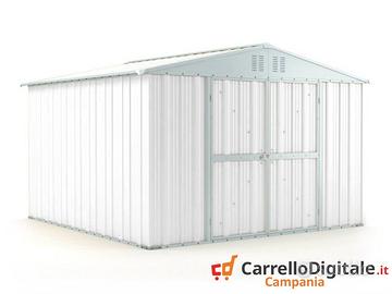 Box struttura lamiera Acciaio 327x307cm bianco