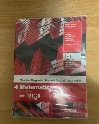 matematica.rosso 4 nuovissimo