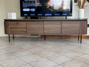 Mobile TV 200cm effetto legno - design moderno