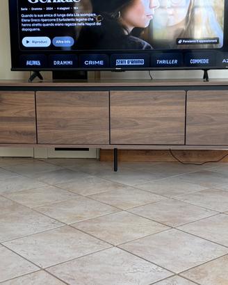 Mobile TV 200cm effetto legno - design moderno