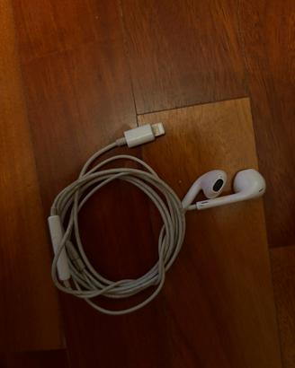 Cuffiette Apple originali con cavo lightning