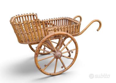 Carrello portabevande in bambù - Vintage