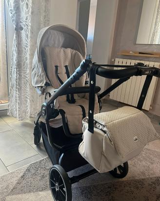 Trio CAM beige e panna con borsa – come nuovo