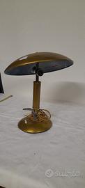 lampada da tavolo in ottone anni 30/40