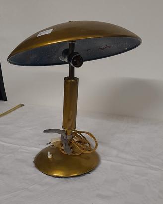 lampada da tavolo in ottone anni 30/40