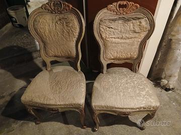 Divano e due sedie stile Luigi Filippo 1870