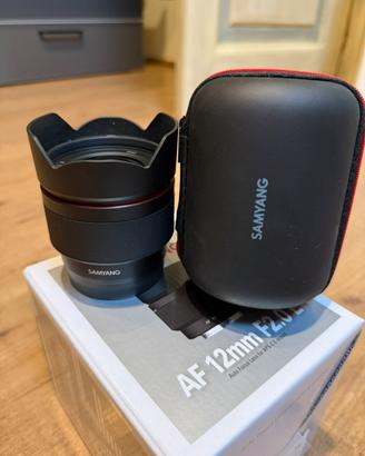 Samyang 12mm  F2.0 - AF Sony E (COME NUOVO)