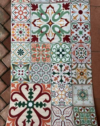 Passatoia stampata antimacchia e antiscivolo