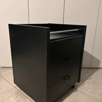 Cassettiera nera