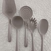 Set 5 utensili Abert Cucinart colore tortora 