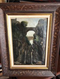 Antico Quadro paesaggio 800/900 Gaudenzi