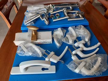 Maniglie porte finestre Schuring Colombo acciaio 