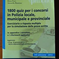 libro quiz per concorsi in Polizia 