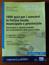 libro quiz per concorsi in Polizia 