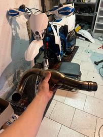 collettore scarico tm 450 con powerbomb