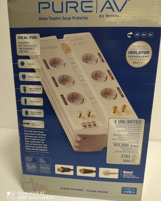 Multipresa audio video Belkin