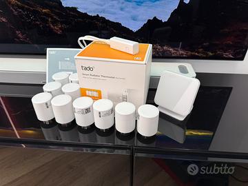 Set Tado° 10 Valvole Termostatiche + Bridge Wifi