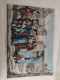 Il casotto dei burattini in roma,B.Pinelli