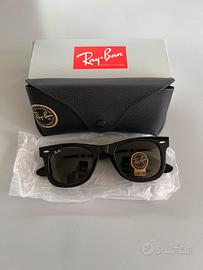 Rayban Wayfarer 2140 50-22 colore nero