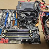 CPU +scheda madre +ram +scheda video +psu 500W