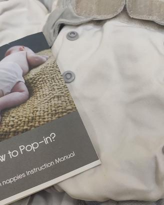 Kit da 10 pannolini lavabili pop-in