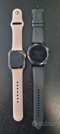 Apple Watch SE + SAMSUNG GALAXY WATCH 4